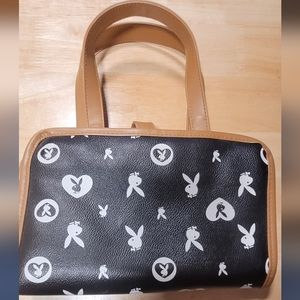 Y2K Playboy Vintage  Monogrammed Saddlebag